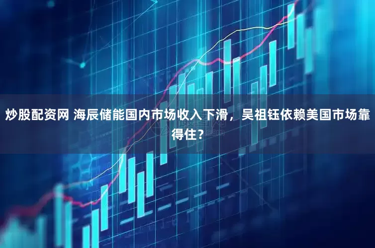 炒股配资网 海辰储能国内市场收入下滑，吴祖钰依赖美国市场靠得住？